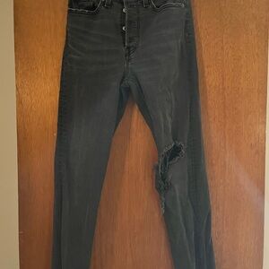 Levi's Women's Black Straight Leg Jeans